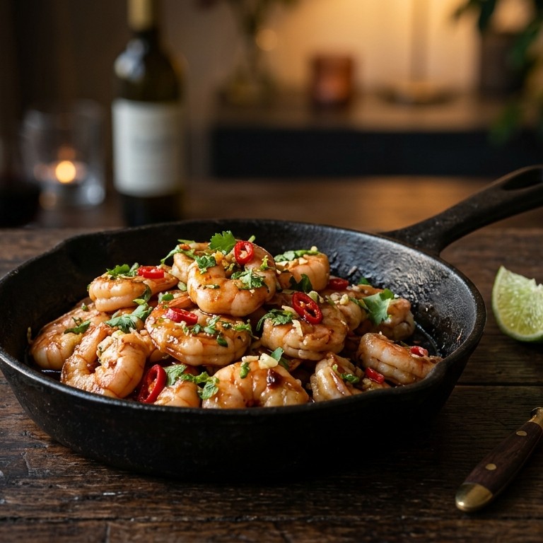 Scampi in marinade recept