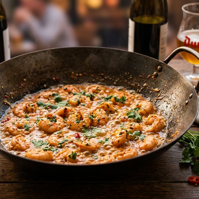 Scampi in wok recept