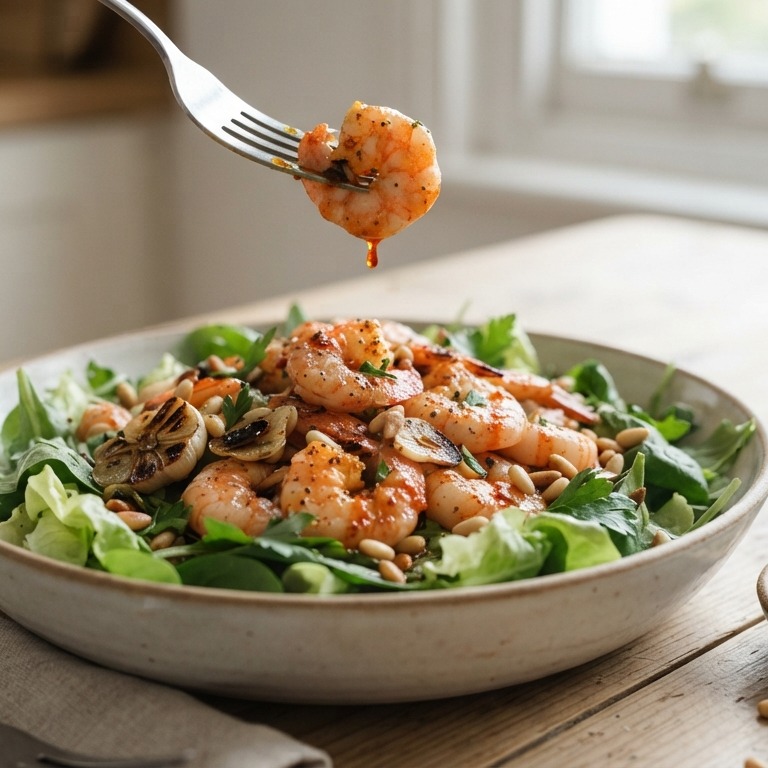 Scampi salade recept