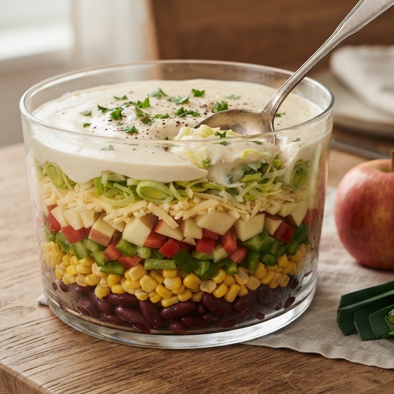 Schichtsalat recept