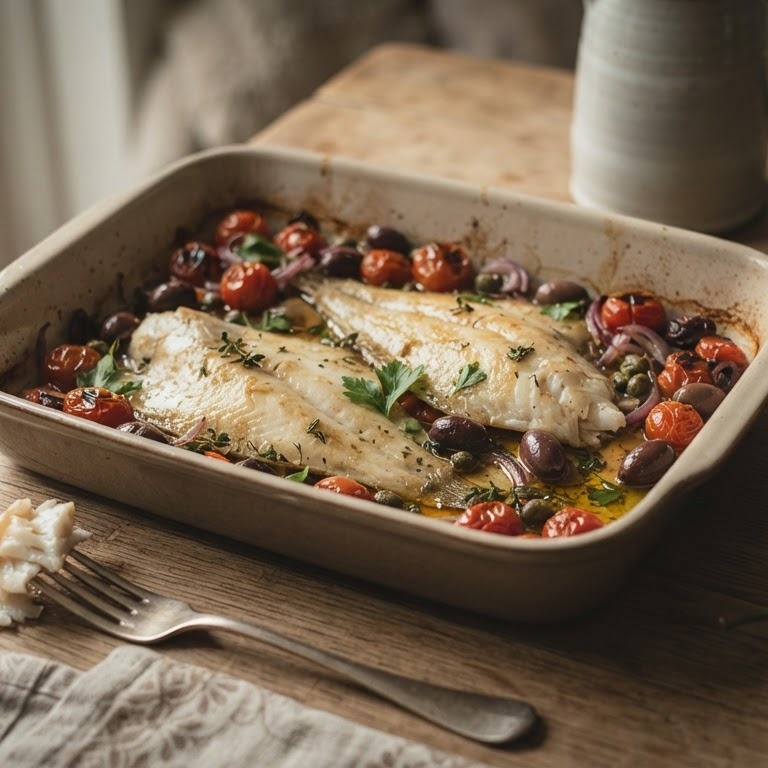 Schol  uit de oven recept