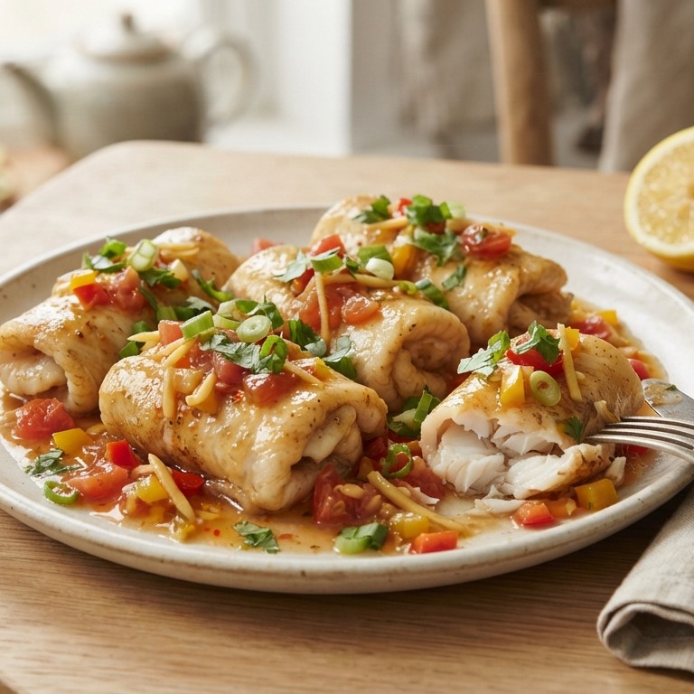 Scholfilets met zoetzure saus recept