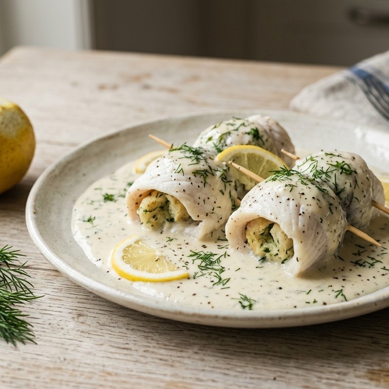 Scholrolletjes met mierikswortel recept