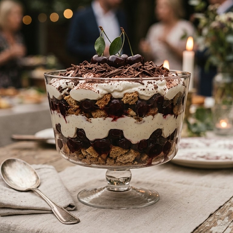 Schwarzwälder kirsch toetje voor buffet recept