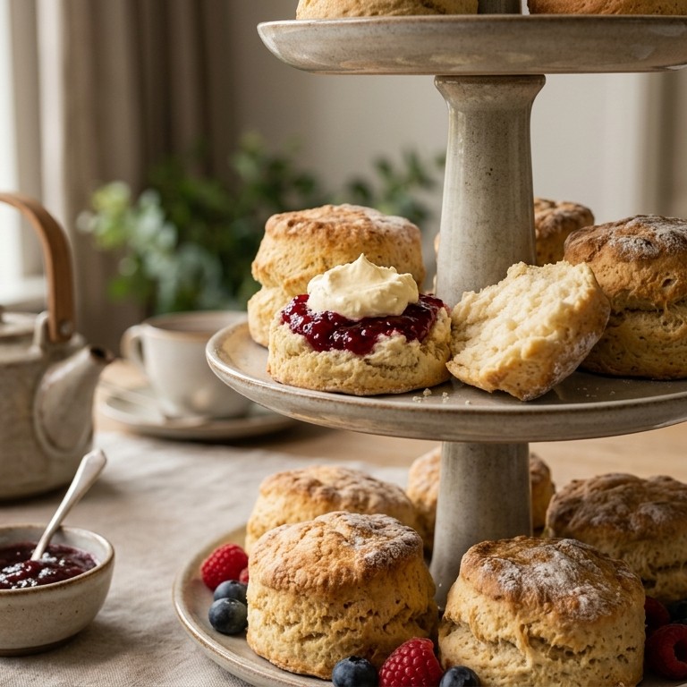Scones voor de high tea recept
