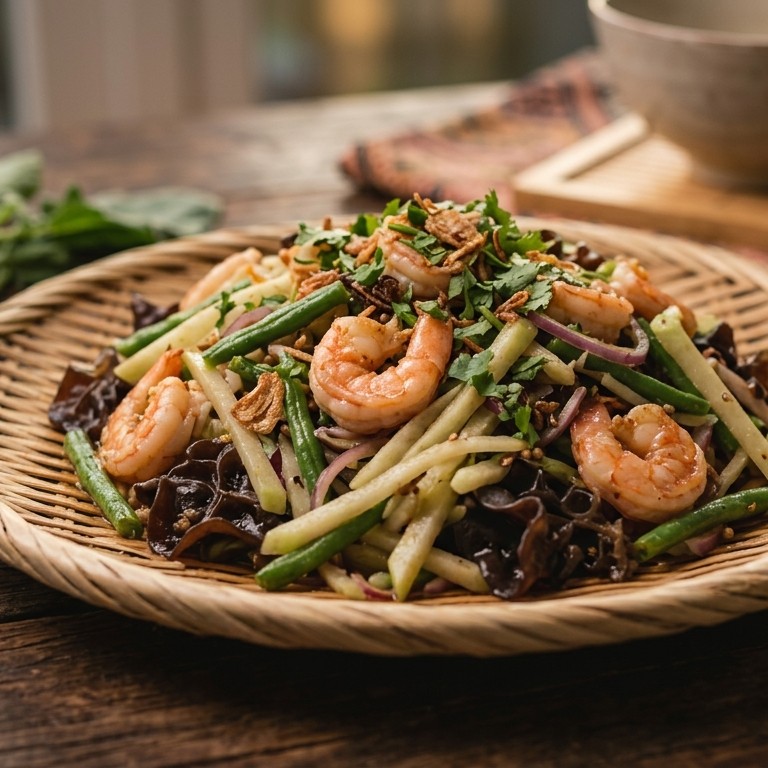 Selada sama udang recept