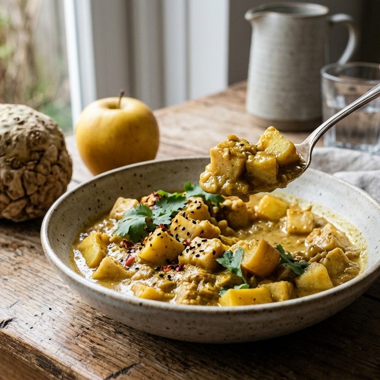 Selderij met kerrie recept