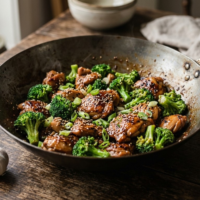 Sesam hoisinkip met broccoli recept