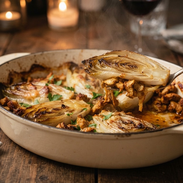 Shoarma-witlofschotel recept