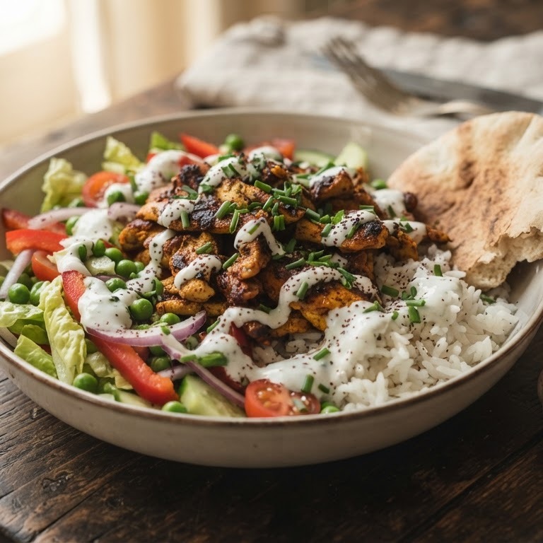 Shoarmasalade recept