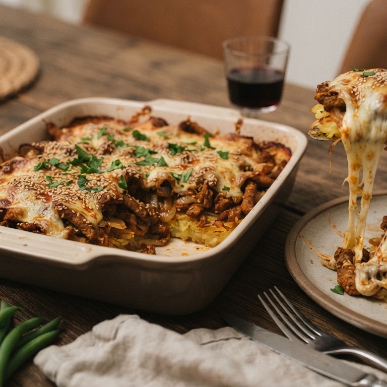 Shoarmaschotel recept