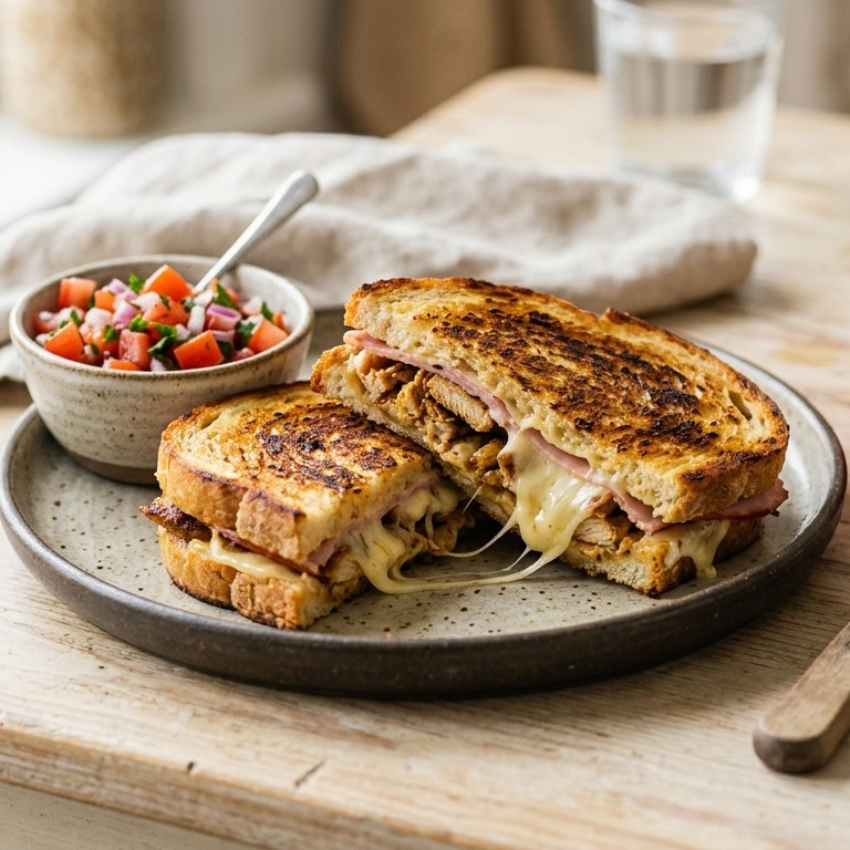 Shoarmatosti met tomatensalsa recept