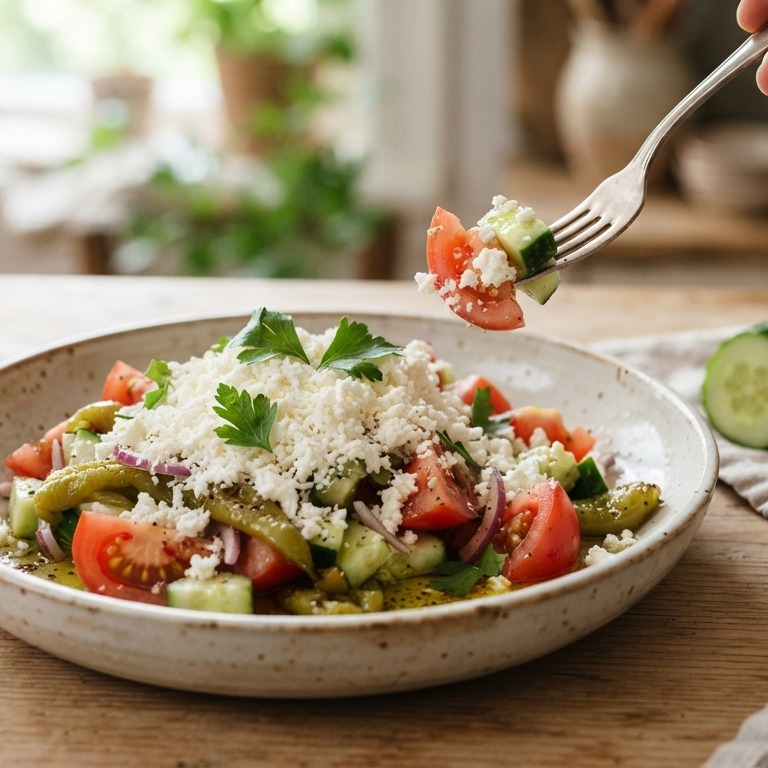 Shopska salade recept