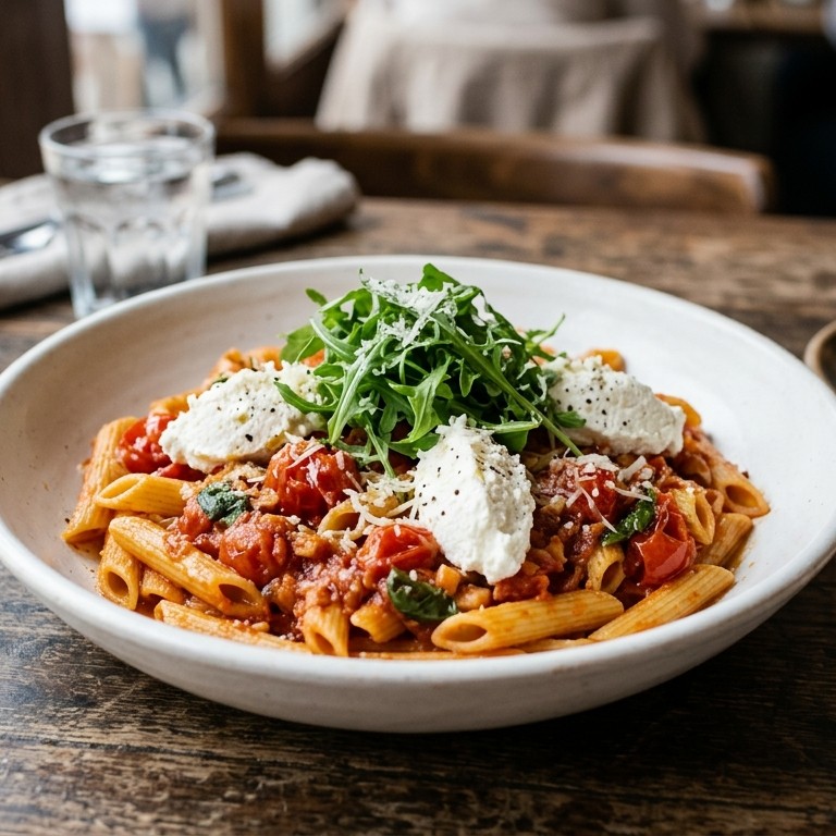 Sierlijke Italiaanse pasta recept