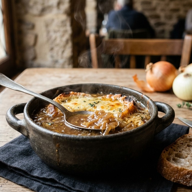 Simpele maar briljante uiensoep recept
