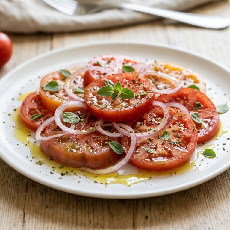 Simpele tomatensalade met oregano recept