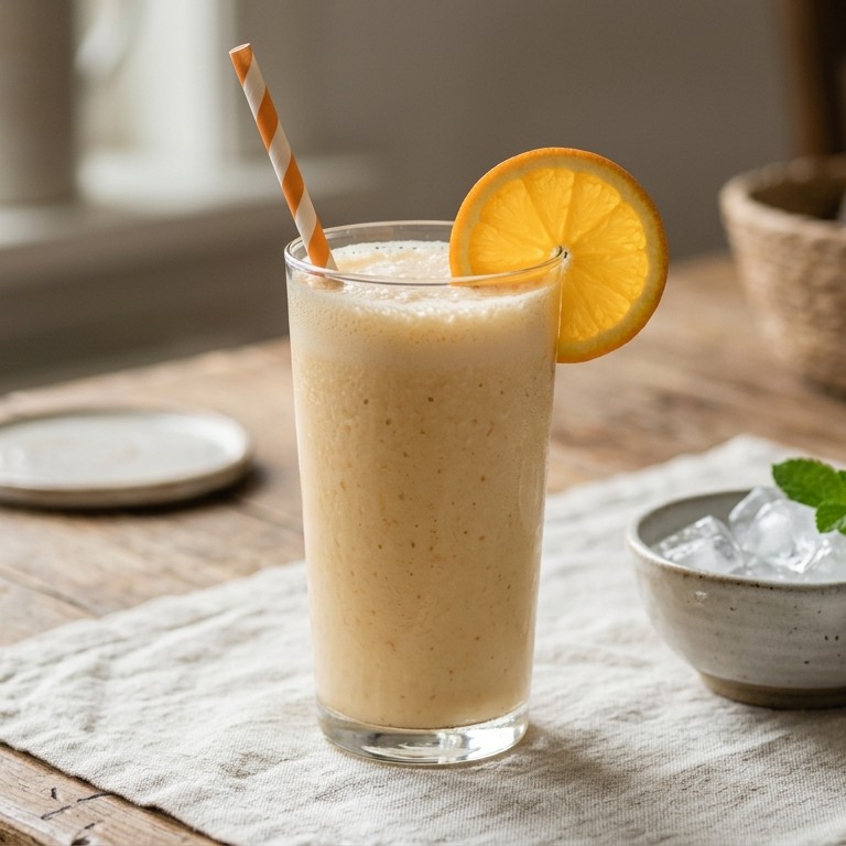 Sinaasappel-banaanshake recept
