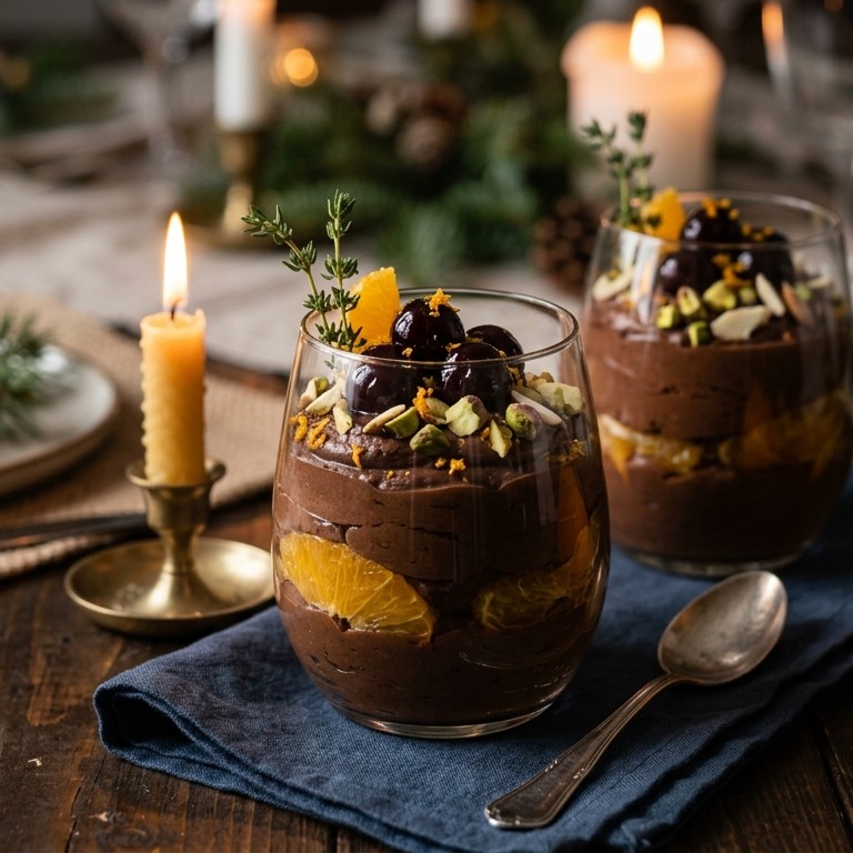 Sinaasappel-chocolademousse recept