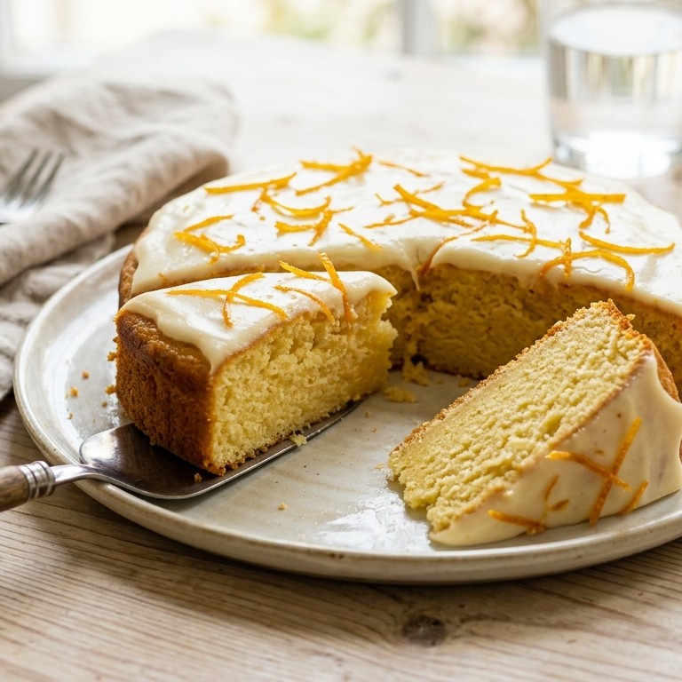 Sinaasappel-custardtaart recept