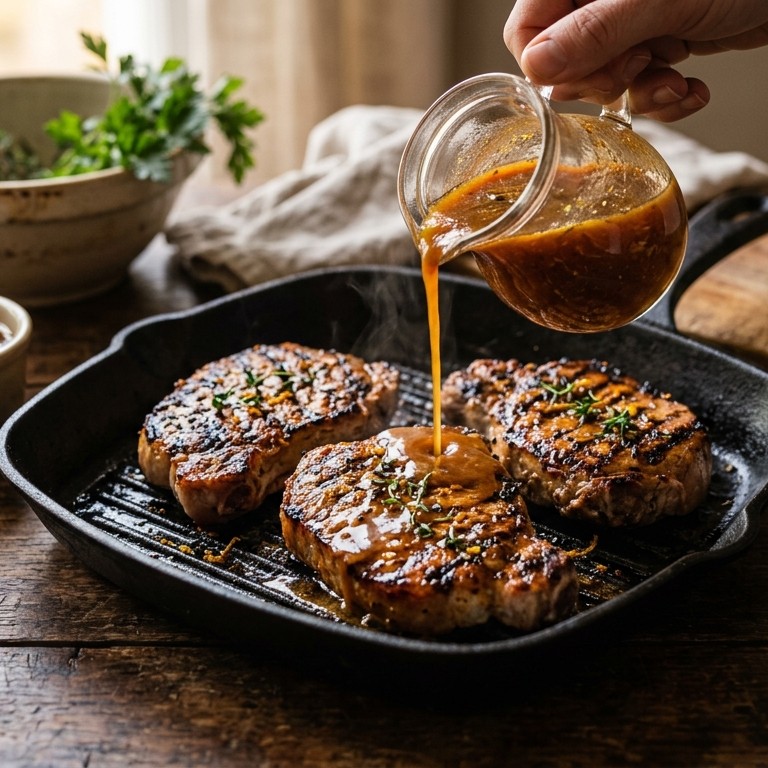 Sinaasappel-whiskymarinade recept