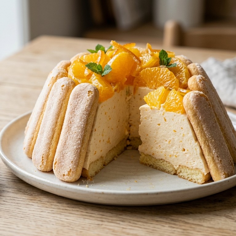 Sinaasappelcharlotte recept