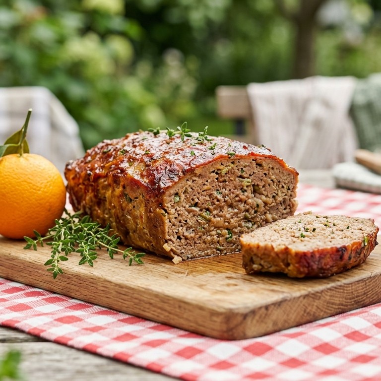 Sinaasappelgehaktbrood voor de picknick recept