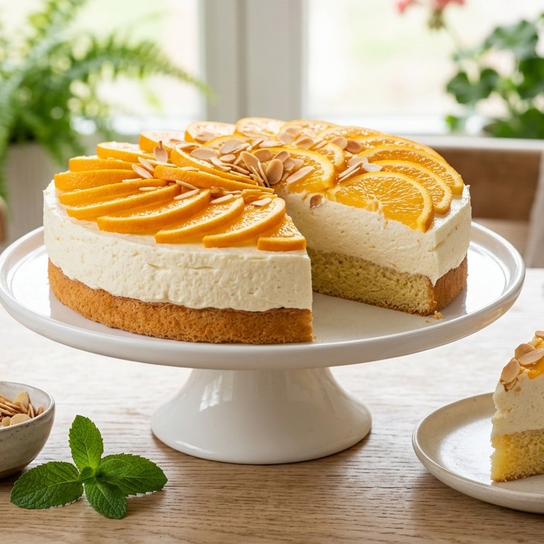 Sinaasappelkwarktaart recept