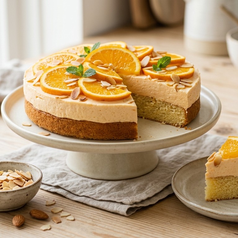 Sinaasappeltaart recept