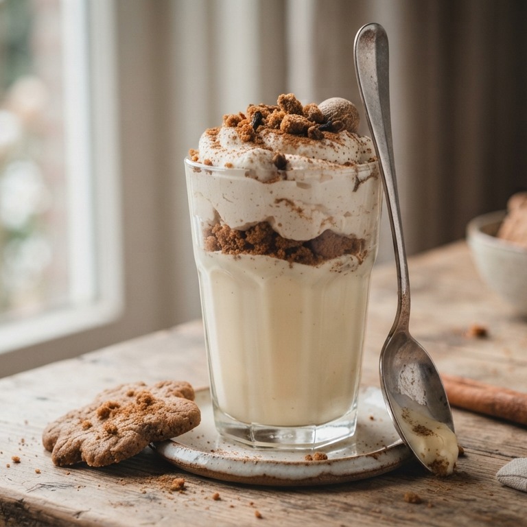 Sint en Piet vla met speculaasroom recept