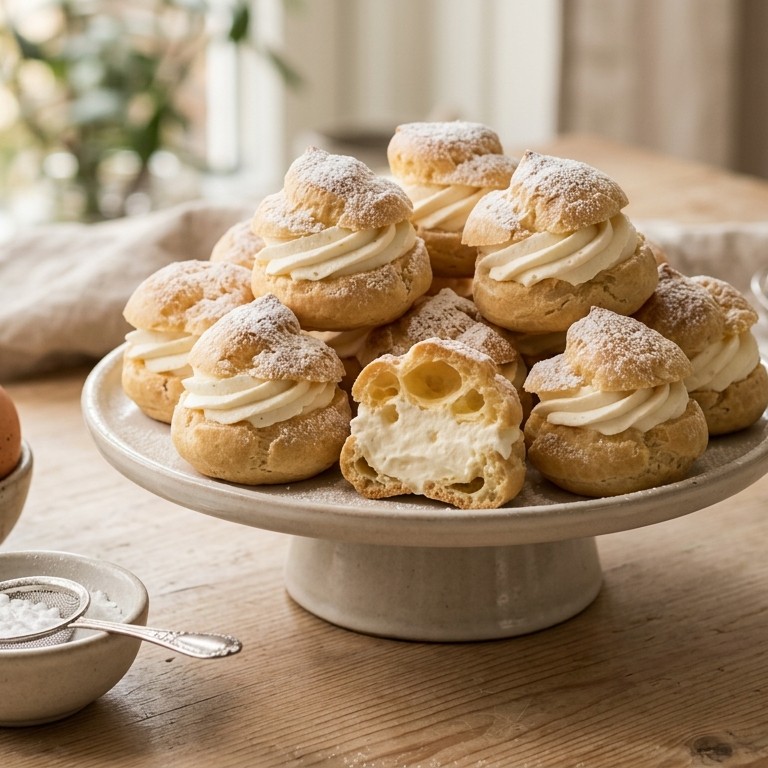 Slagroomsoesjes recept