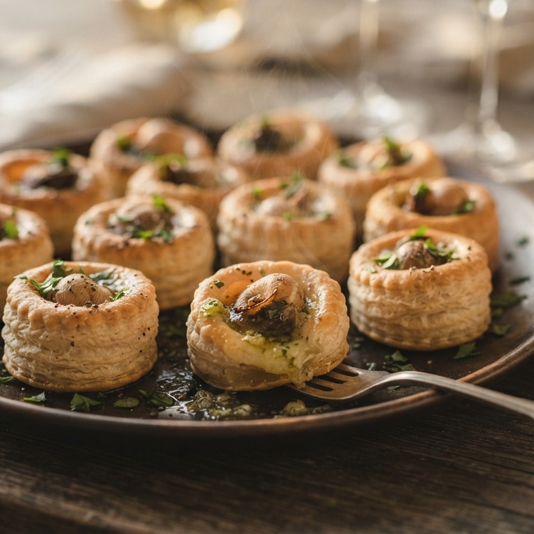 Slakjes in pasteibakjes recept