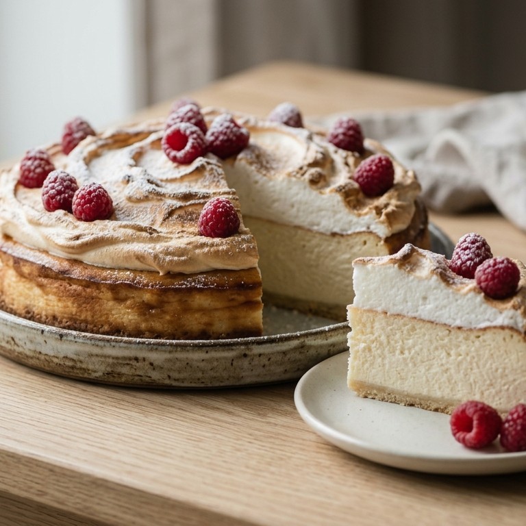 Slanke cheesecake met merinque recept