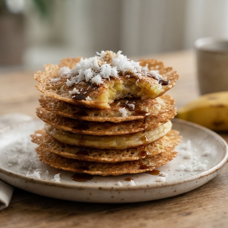 Smeerpropjes ( kleine bananenpannenkoekjes) recept