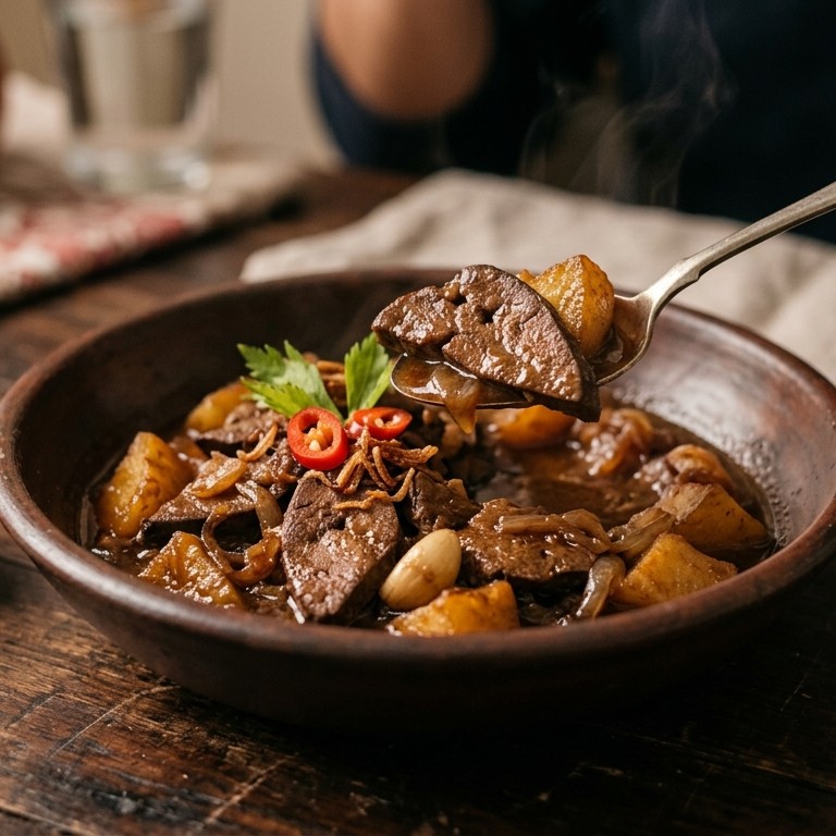 Smoor ati  (rundvlees gerecht) recept