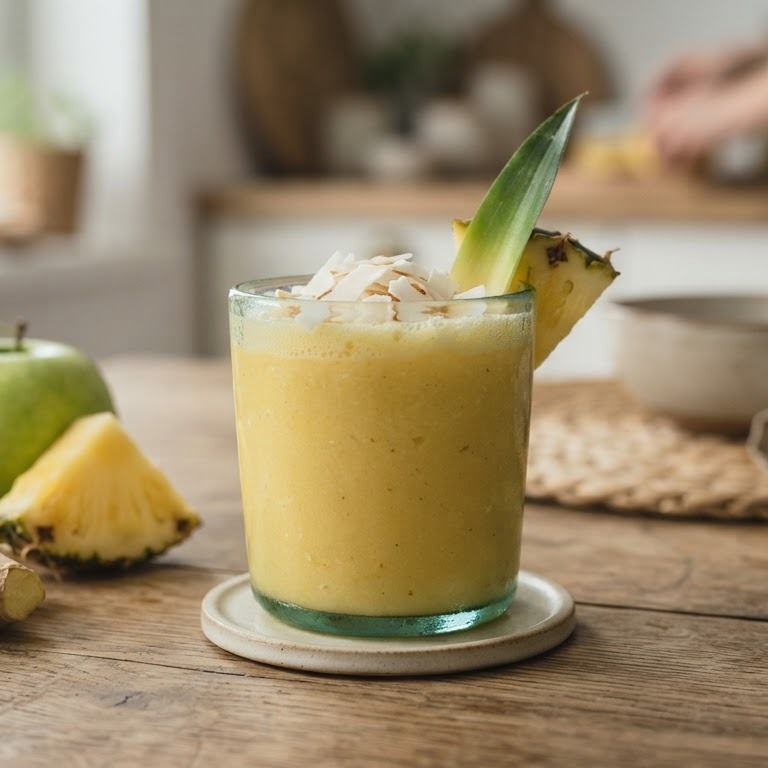 Smoothie met ananas en gember recept