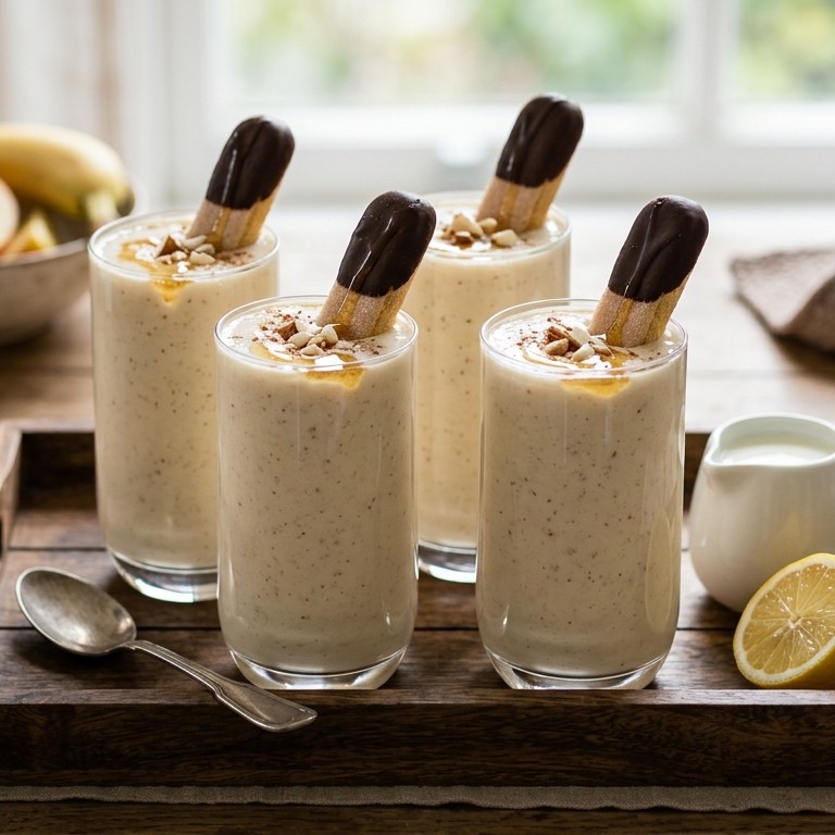 Smoothie met appel, banaan en honing recept