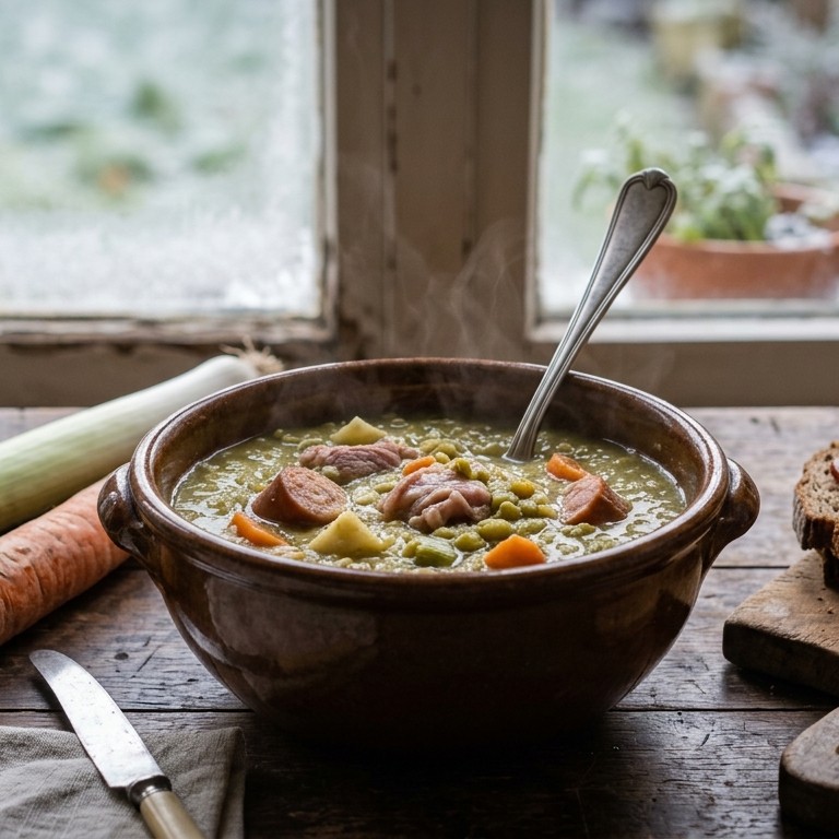 Snelkookpan erwtensoep recept