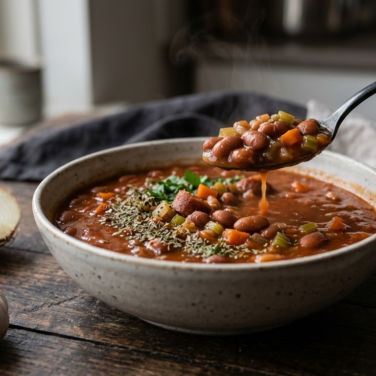 Snelle bruine bonensoep recept