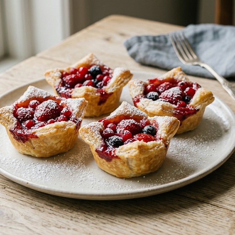 Snelle fruittaartjes recept