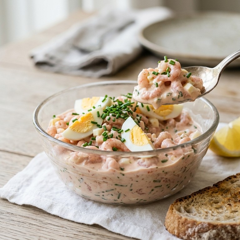 Snelle garnalensalade recept