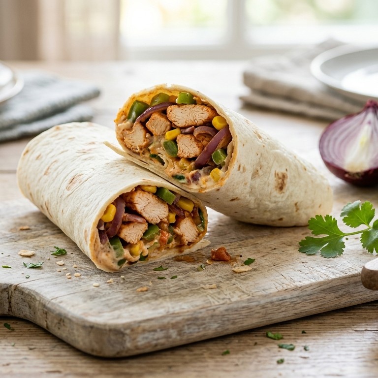 Snelle kipwrap recept