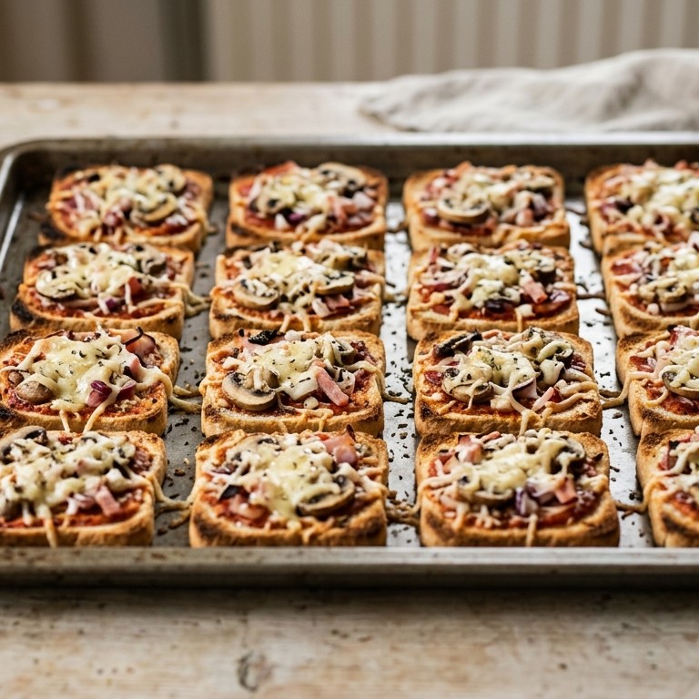 Snelle mini pizza recept