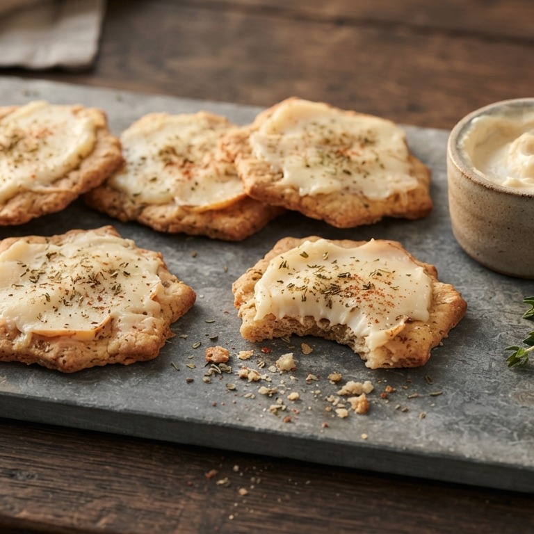 Snelle rookkaas crackers recept