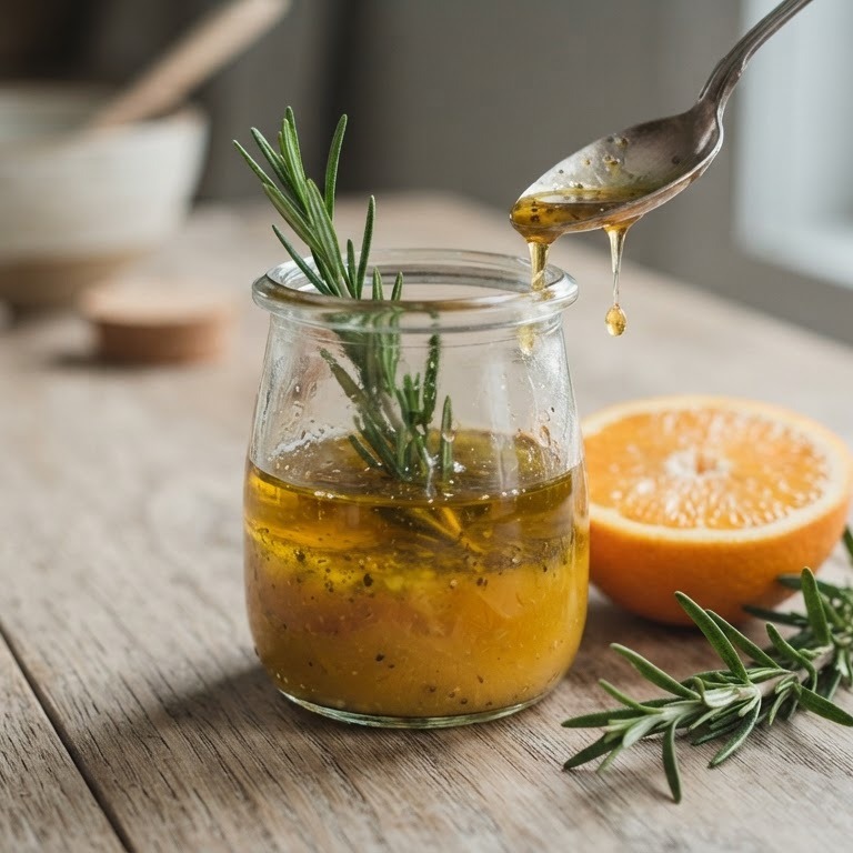 Snelle sinaasappelvinaigrette recept