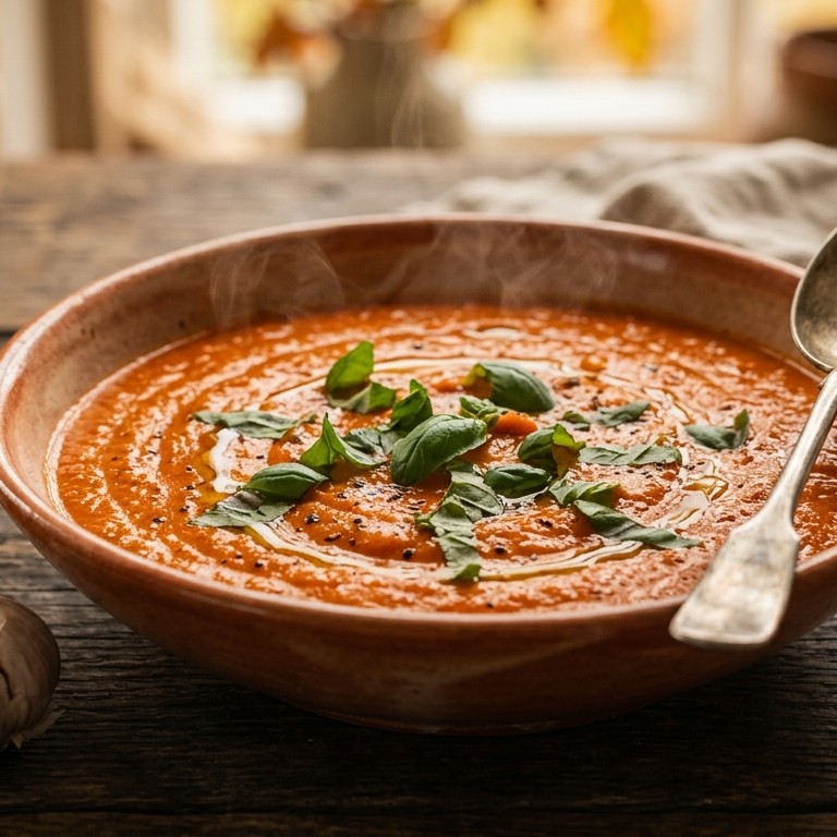 Snelle tomaten-paprikasoep recept