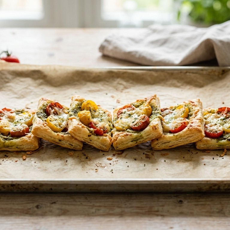 Snelle tomatentaartjes recept