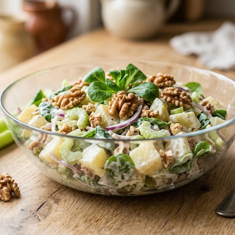 Snelle waldorfsalade recept