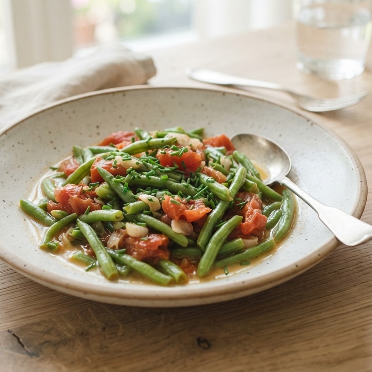 Snijbonen met tomaat recept