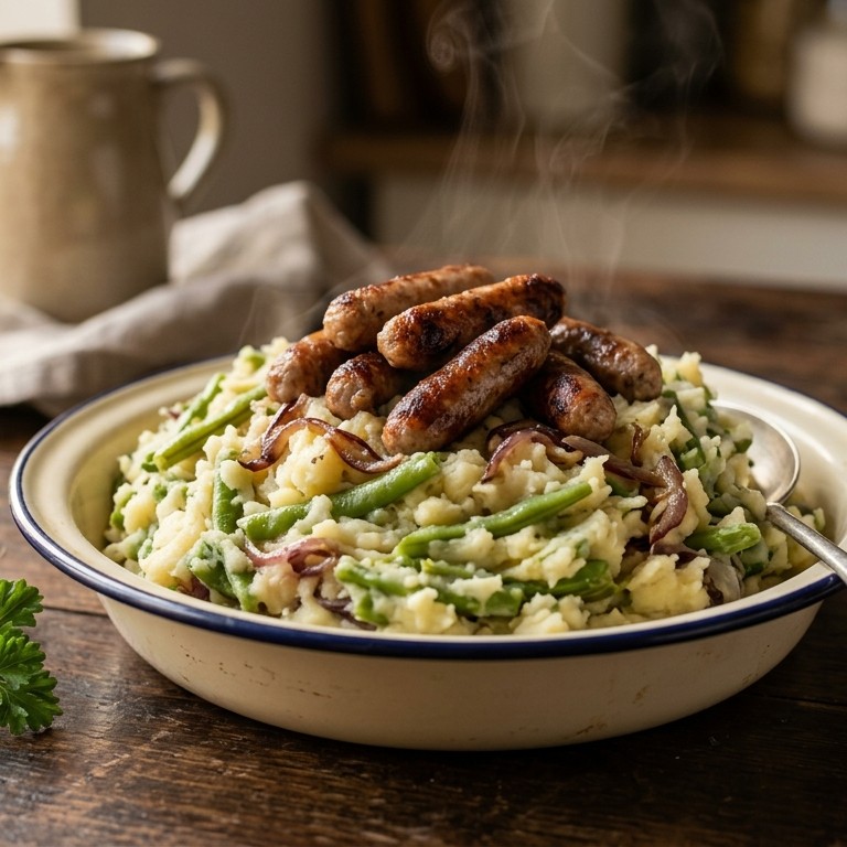 Snijbonenstamppot recept