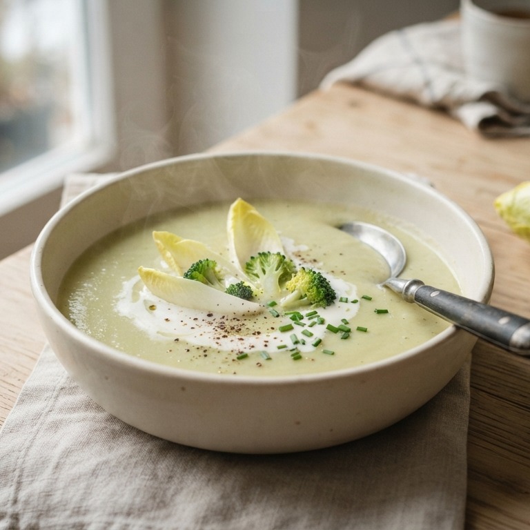 Soep van witloof-broccoli recept